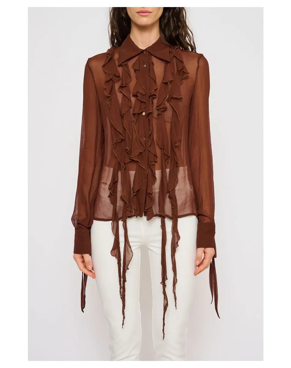 Koszula z falbankami