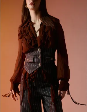 Koszula z falbankami